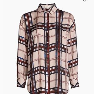 Favorite Daughter “Smooth Ex Boyfriend” Plaid Button-Up Shirt